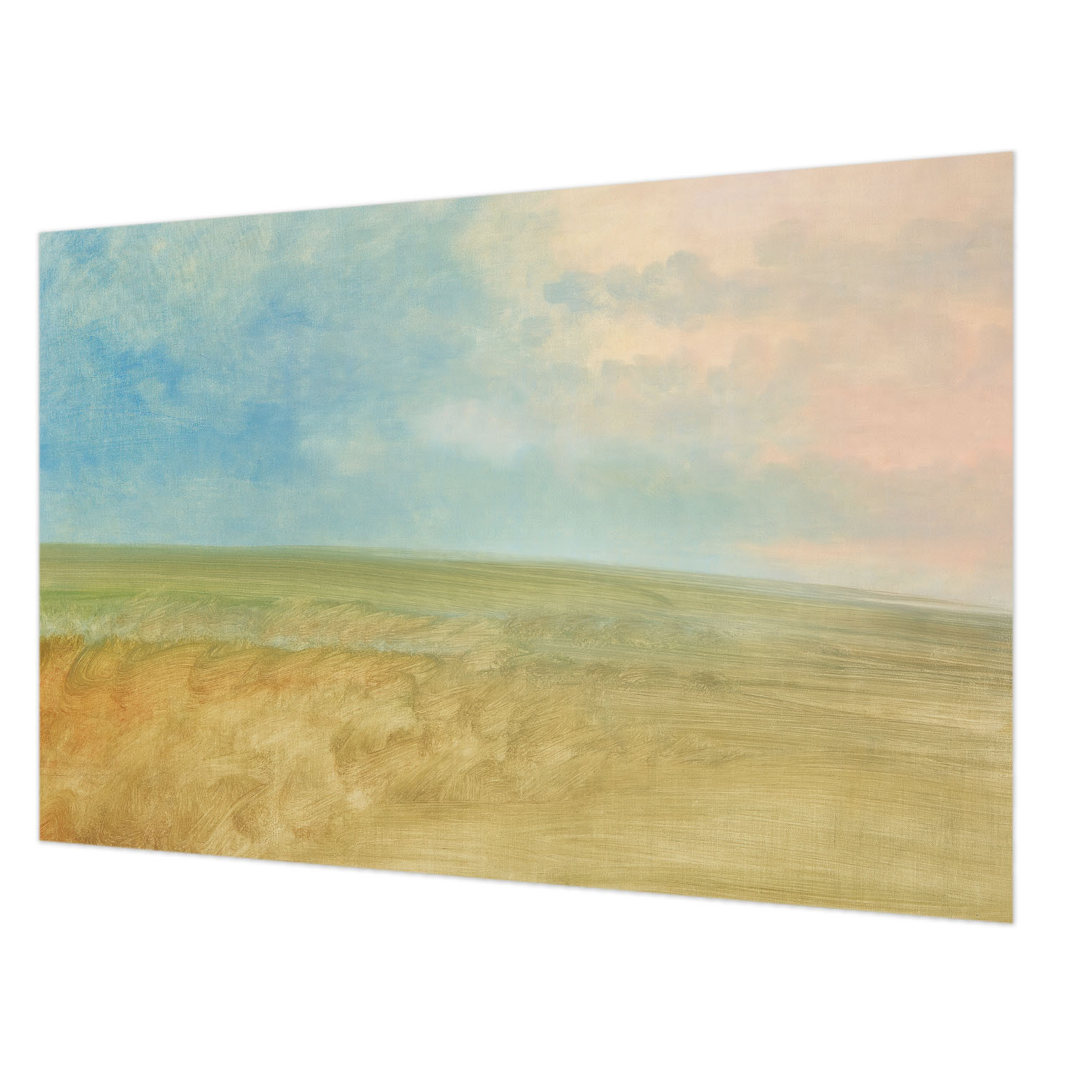 Tapeta Pastelowe pola ocean flizelina 3d 104x70