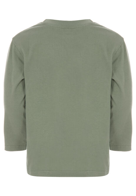 Younger Boys Green Cotton Nirvana Band T-Shirt