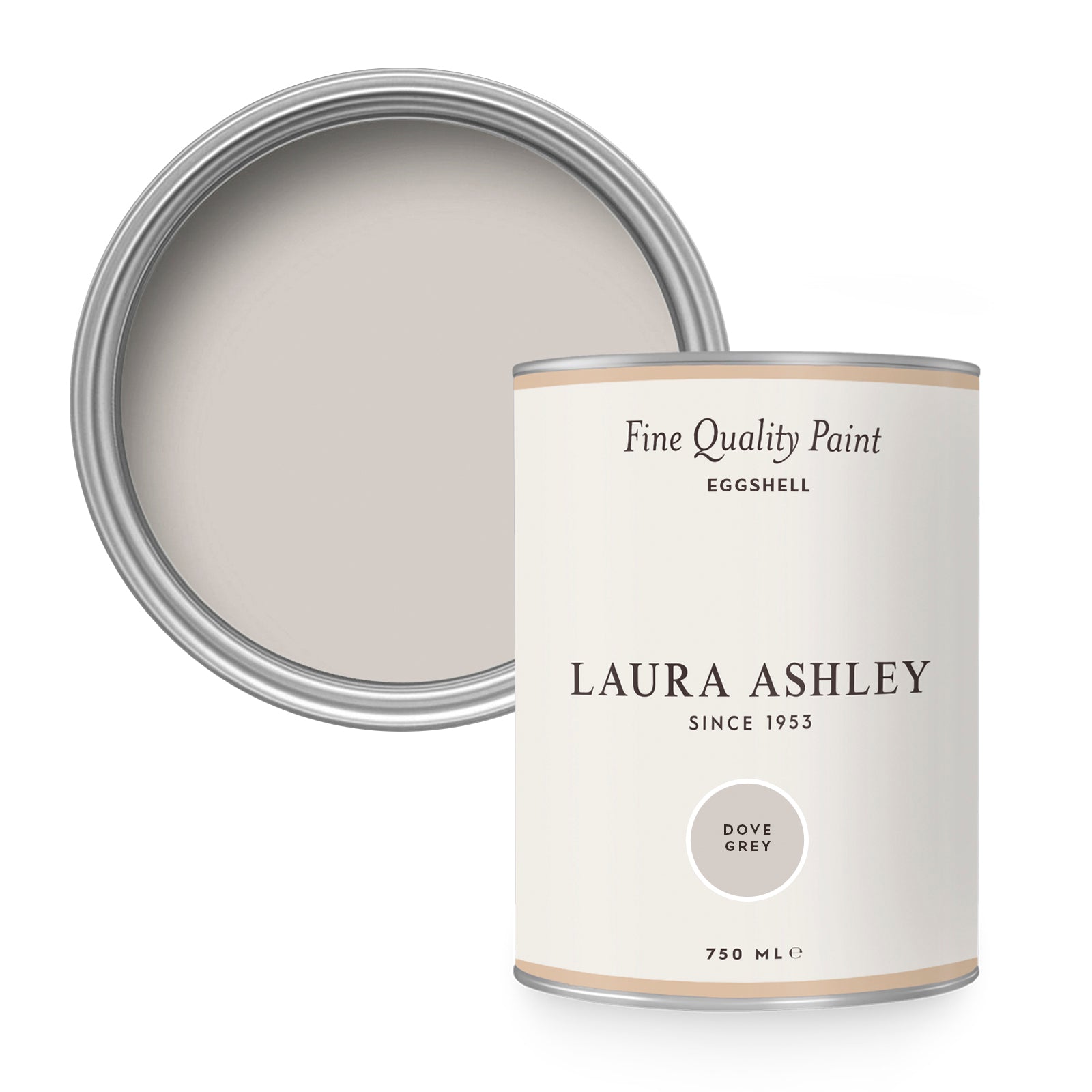 Laura Ashley Zijdeglanslak - Dove Grey - Grijs - 750ml