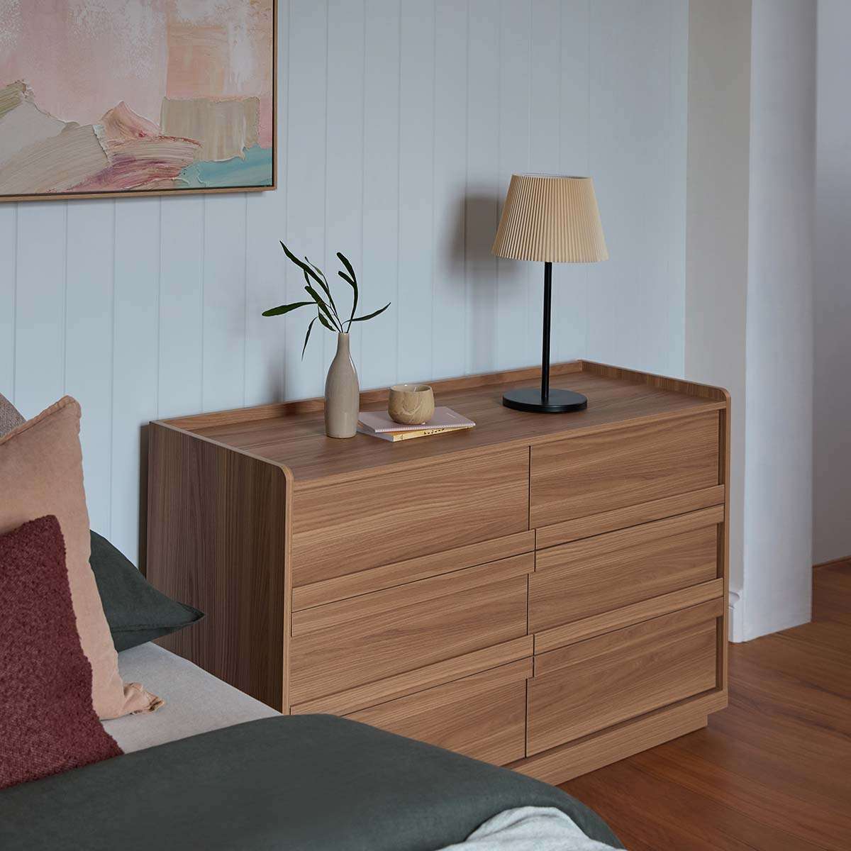 Copenhagen Six Drawer - Almond