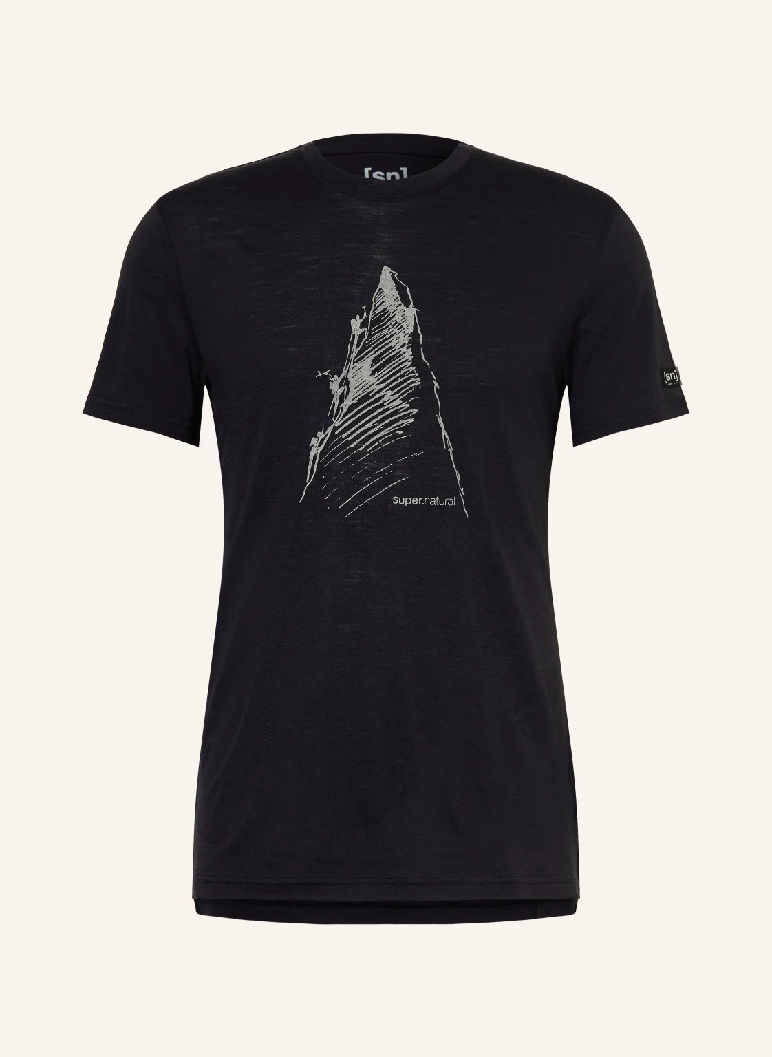 super.natural Funktionsshirt ASCENDERS mit Merinowolle