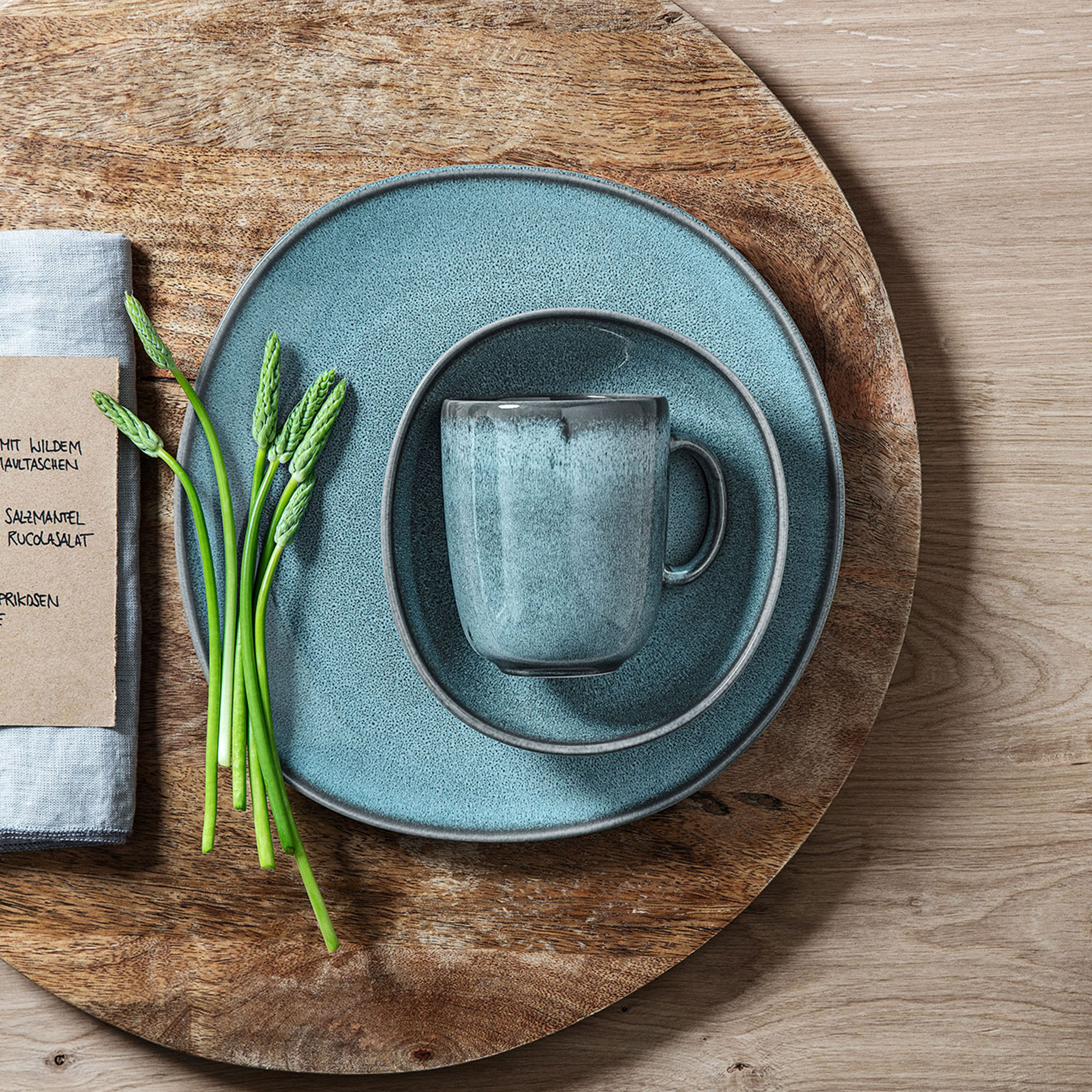 Lave Mug - Blue, 11.5 oz, stoneware