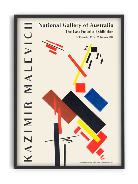 PSTR studio - Kazimir Malevich - Futurist Exhibition