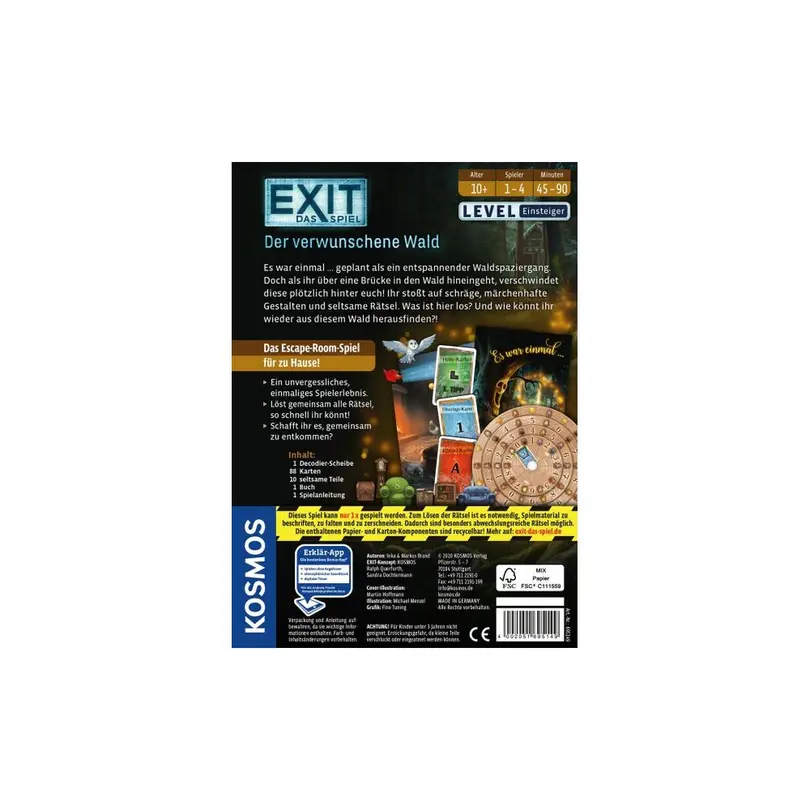 Kartenspiel EXIT
