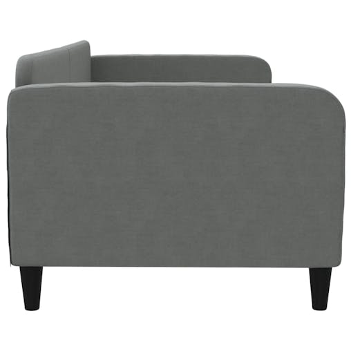 NNEVL Day Bed Dark Grey 90x190 cm Fabric