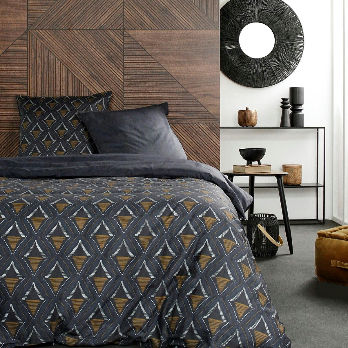 TERANGA NAIROBI - Parure de lit 2 personnes imprimé en Coton Multicolore 240x260 cm
