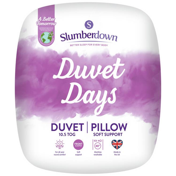 Slumberdown Duvet Days 10.5 Tog Duvet and Pillow Set -Single