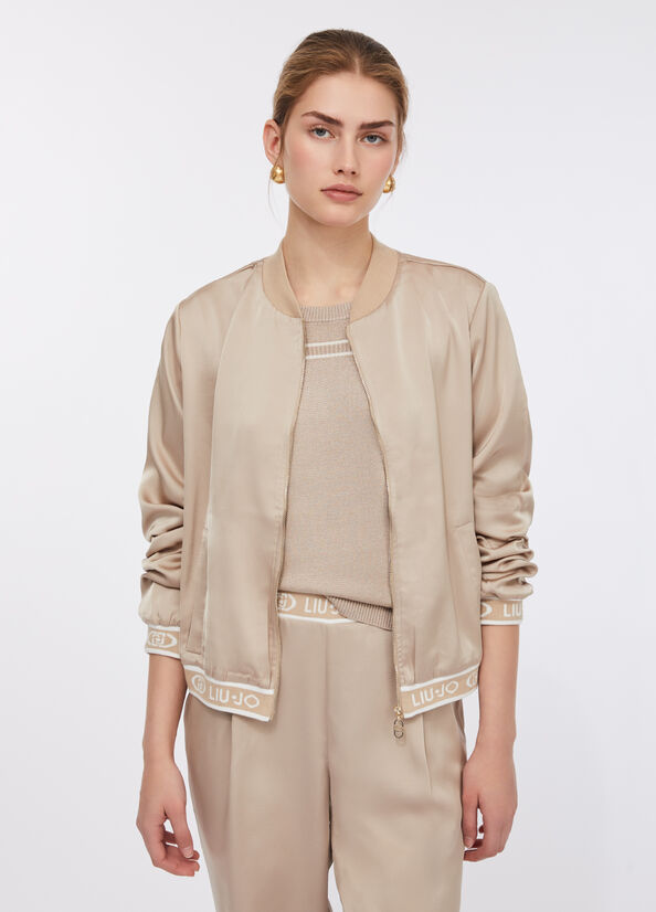 Bomber in raso