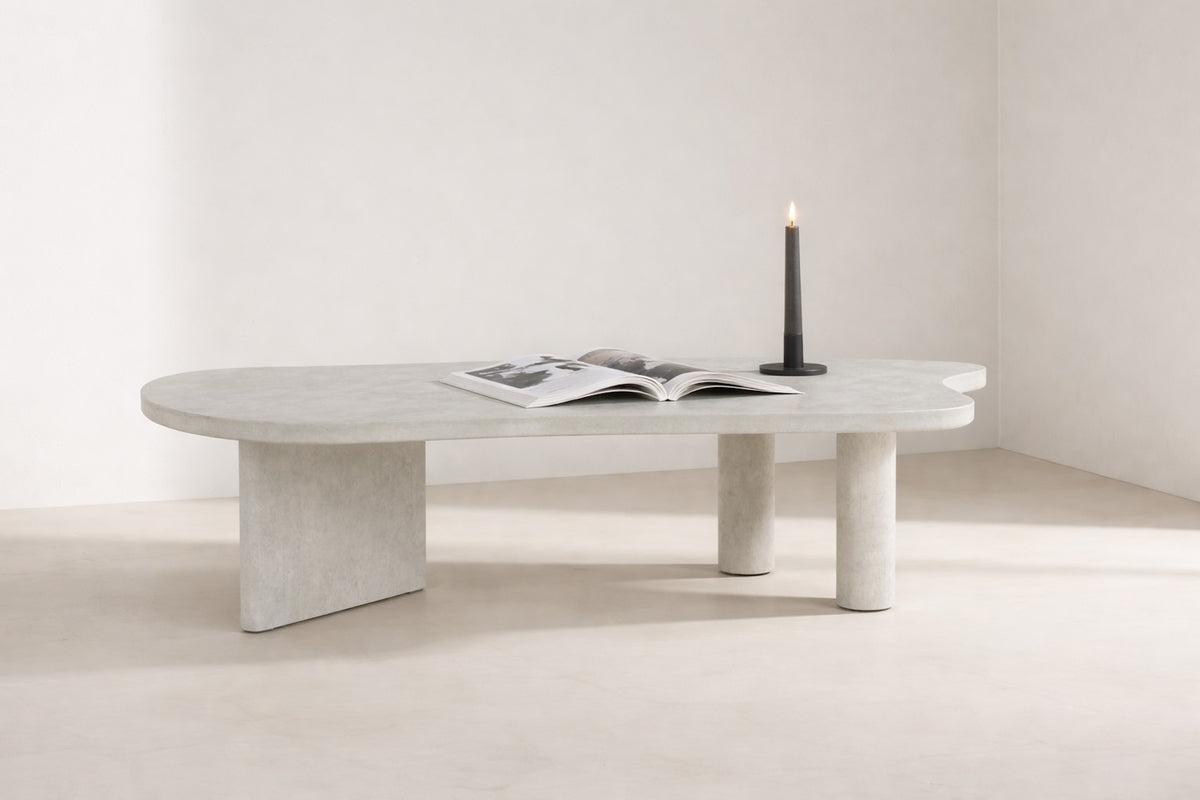 Rebellenclub Viktrup Salontafel - 160 x 60 - Lichtgrijs