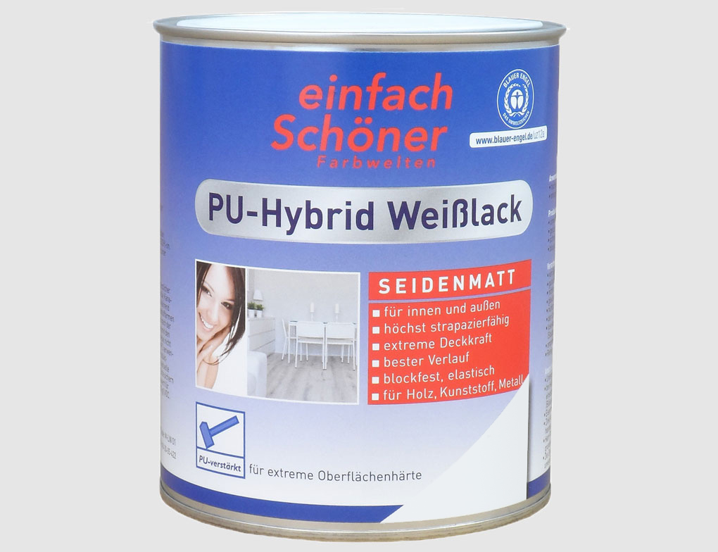 Weißlack seidenmatt