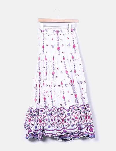 Camaïeu Ibizan skirt printed