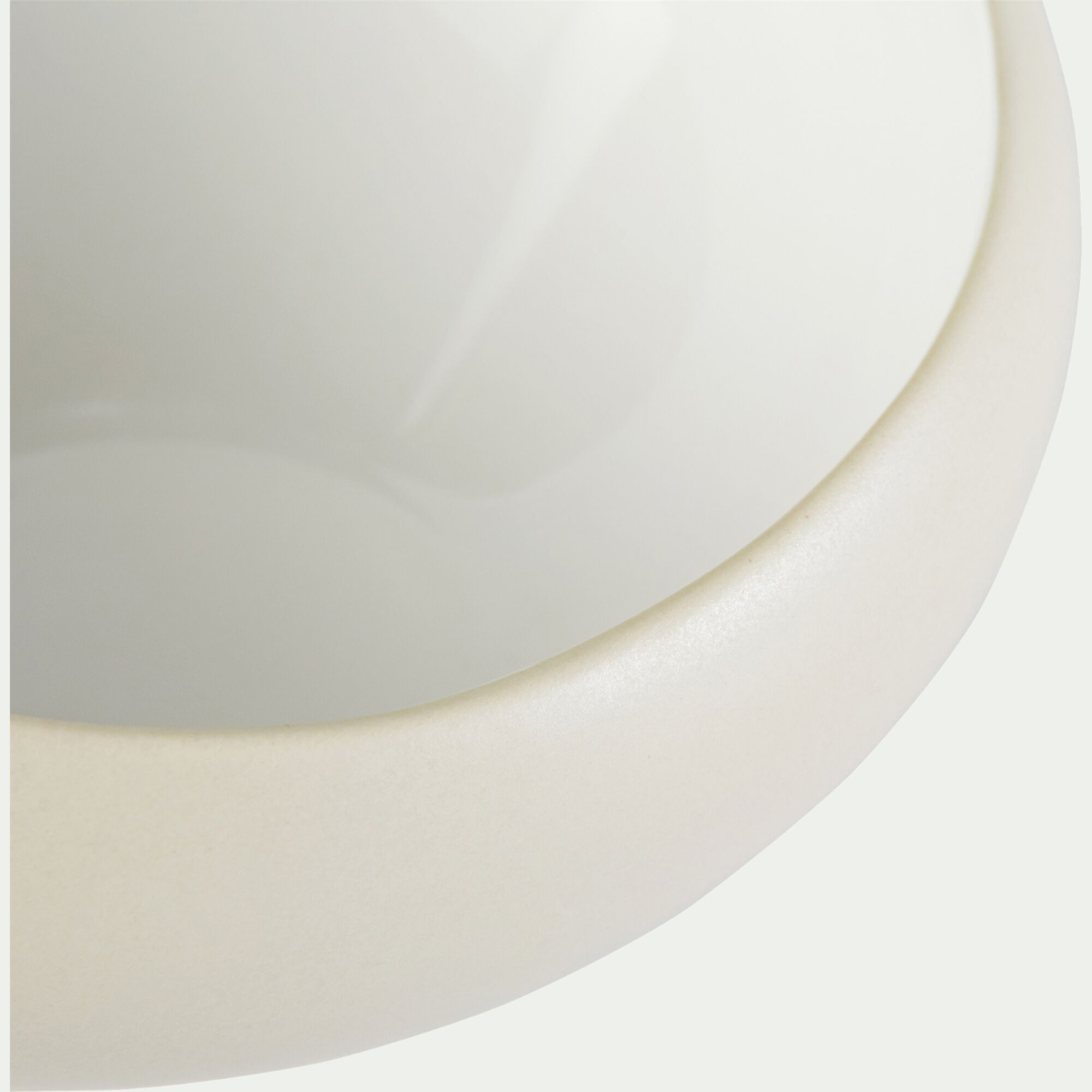 KYMA - Coupelle en grès D14cm - blanc ventoux