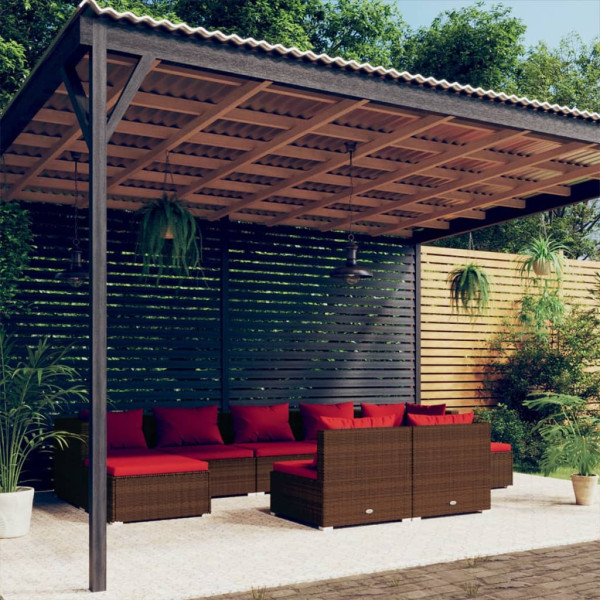Zestaw Mebli Ogrodowych Komplet Wypoczynkowy Na Taras Balkon Ogród Rattan