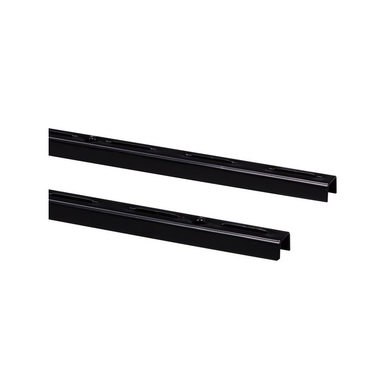 Crémaillère simple Classic 50 noire 200 cm 2 pièces ELEMENT SYSTEM