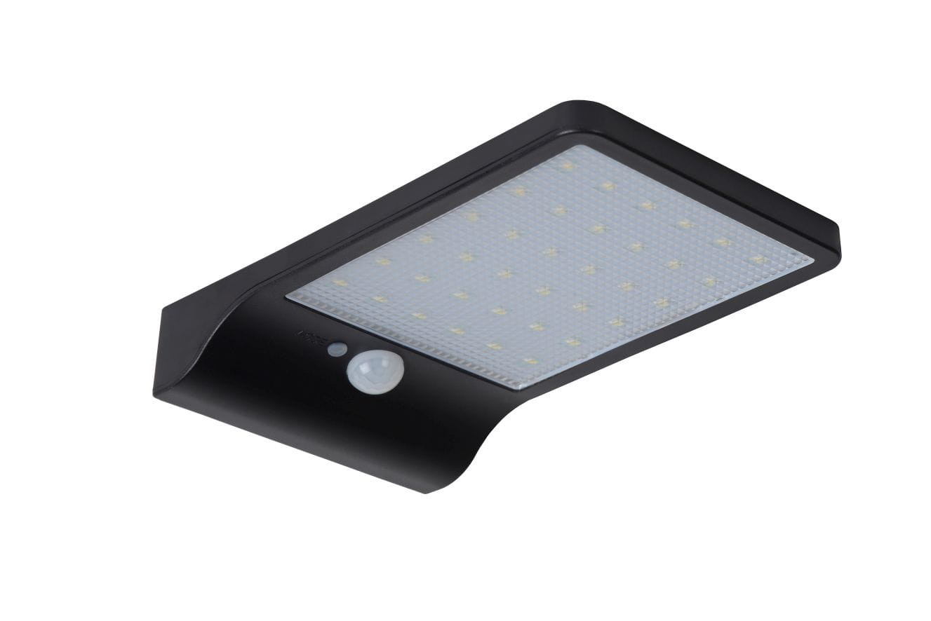 Kinkiet zewnętrzny BASIC czujnik czarno-biały LED 1x3W 380lm IP44 Lucide