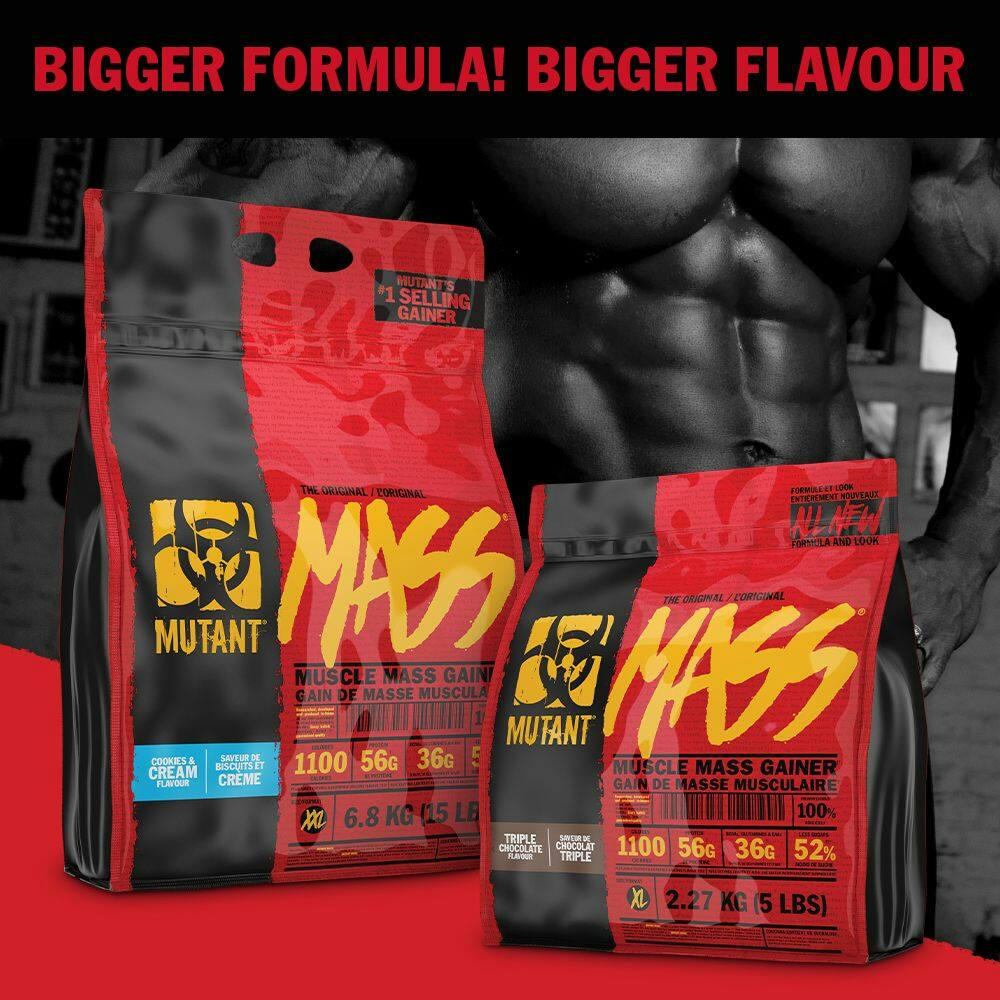 Mutant Mass Muscle Mass Gainer, Triple Chocolate Flavour