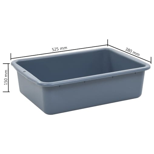 NNEVL Kitchen Cart with Plastic Containers 82x43.5x93 cm