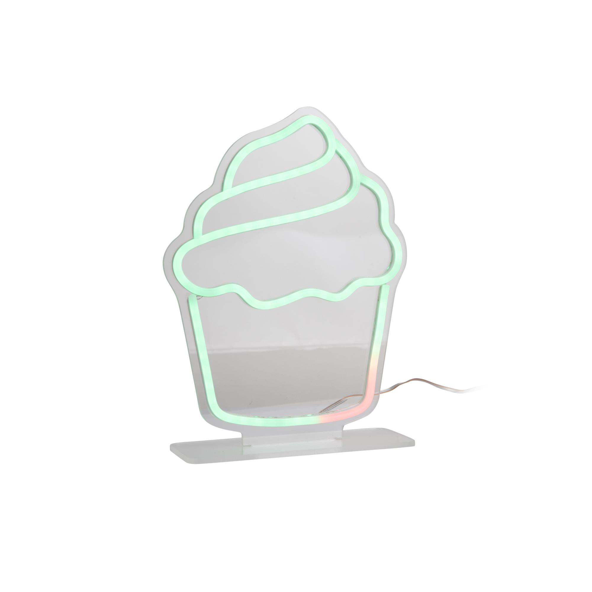 Leitmotiv tafellamp Colour Changing Cupcake - multicolor - 21.7x21.7x29.3cm