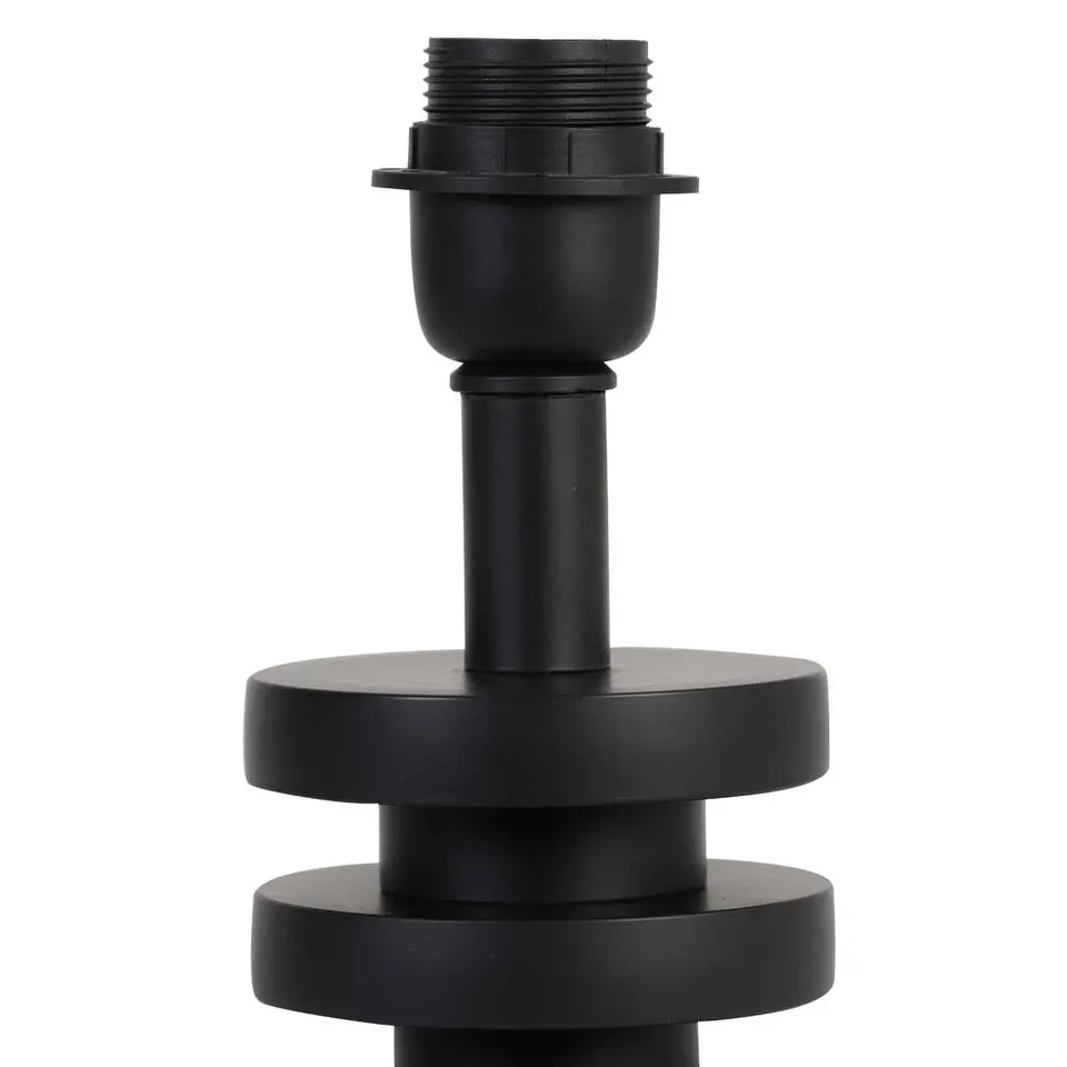 Lampvoet Desley - Zwart - 10.5x10.5x36cm