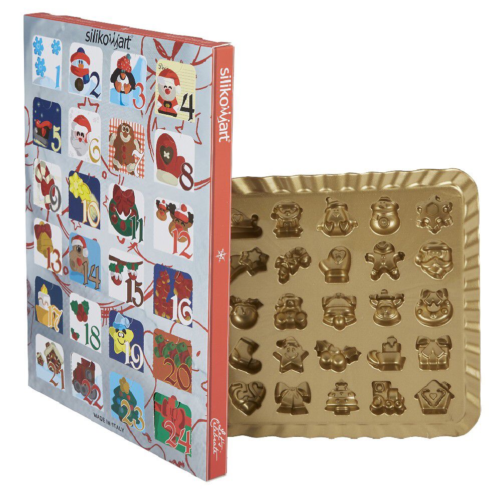 Calendrier de l'avent et moule à chocolat No&euml;l