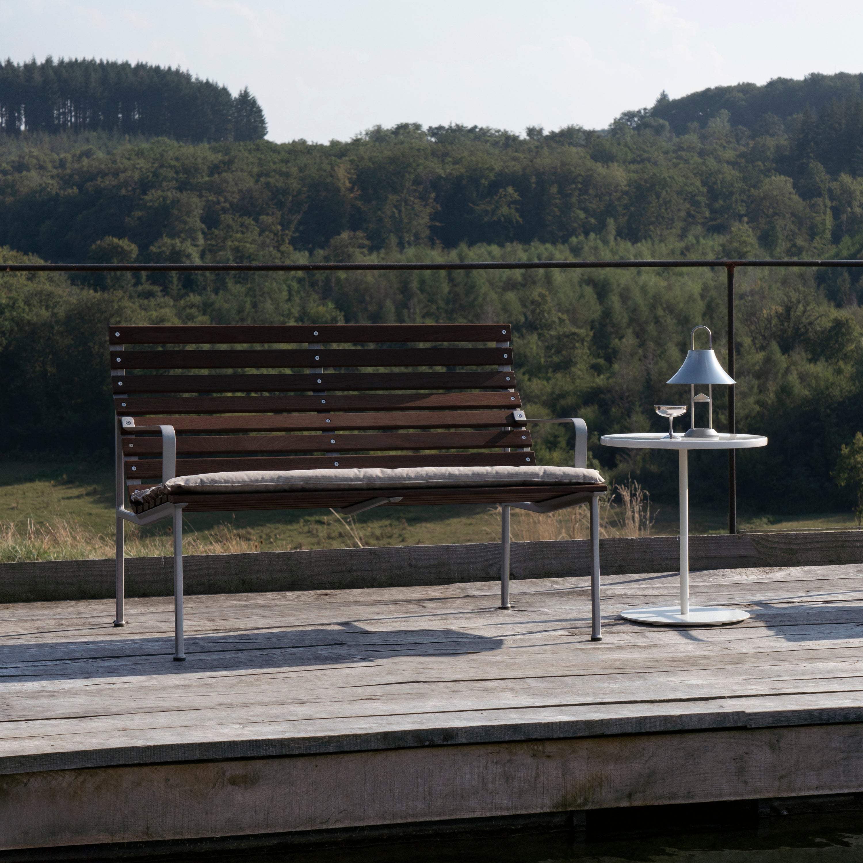 HAY Traverse Loungebank met Armleuning - Essenhout