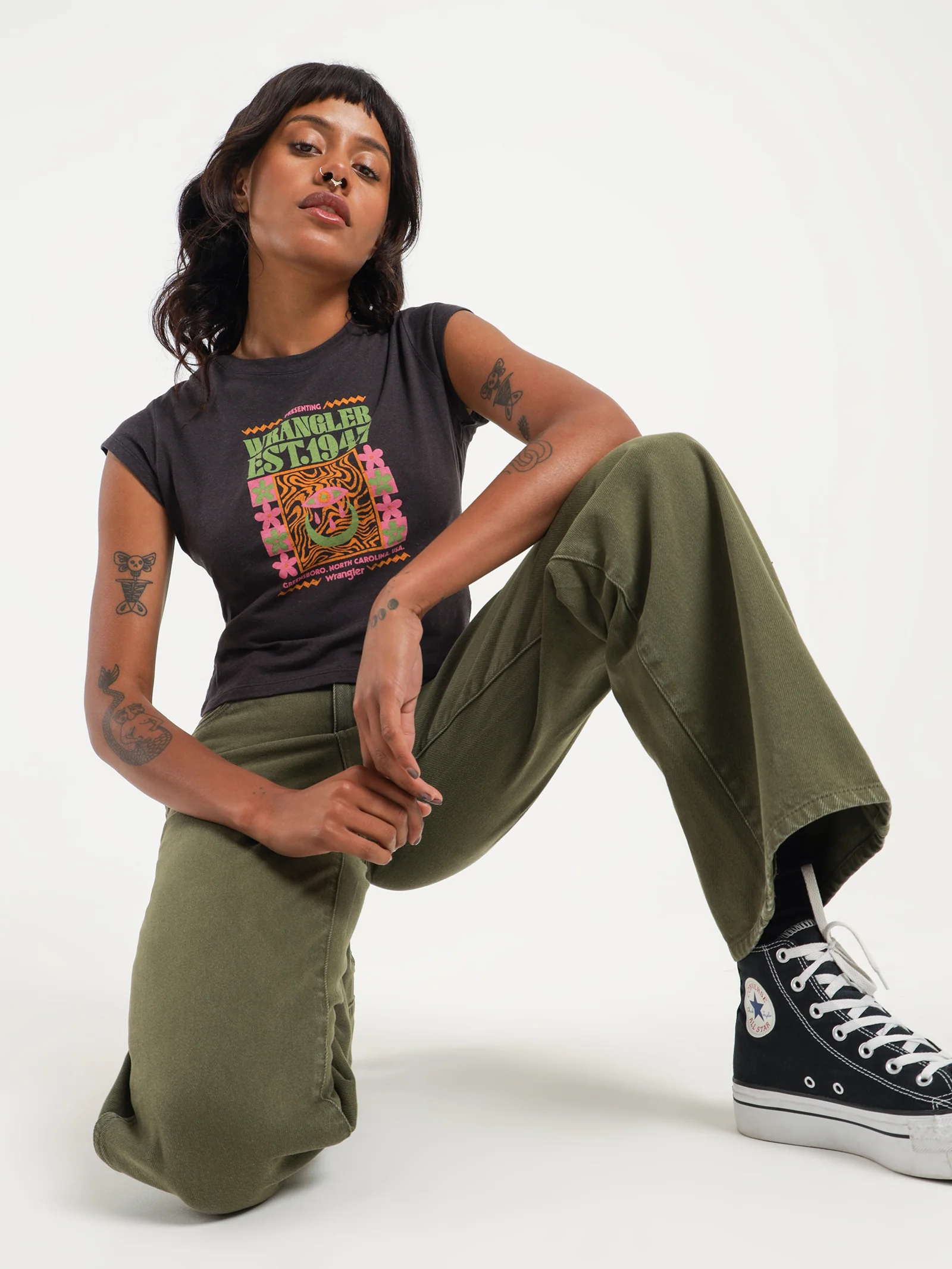 Mid Bells Flared Jeans