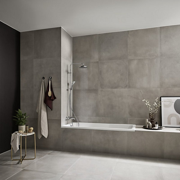 Colonne bain douche thermostatique HANSGROHE Vernis Blend 200 EcoSmart chromé