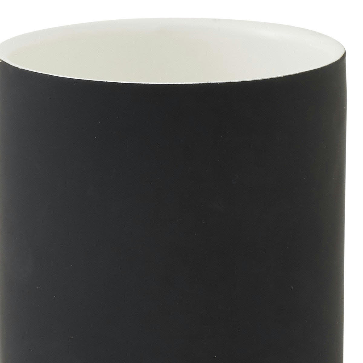 CITY - Porte brosse à dents en céramique noir et blanc