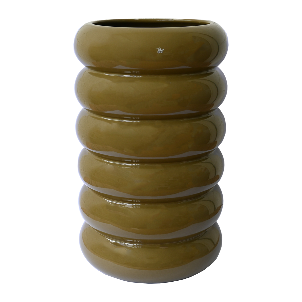 Royal Goedewaagen vaas Bobbel - Ø18x30cm - Nature Green