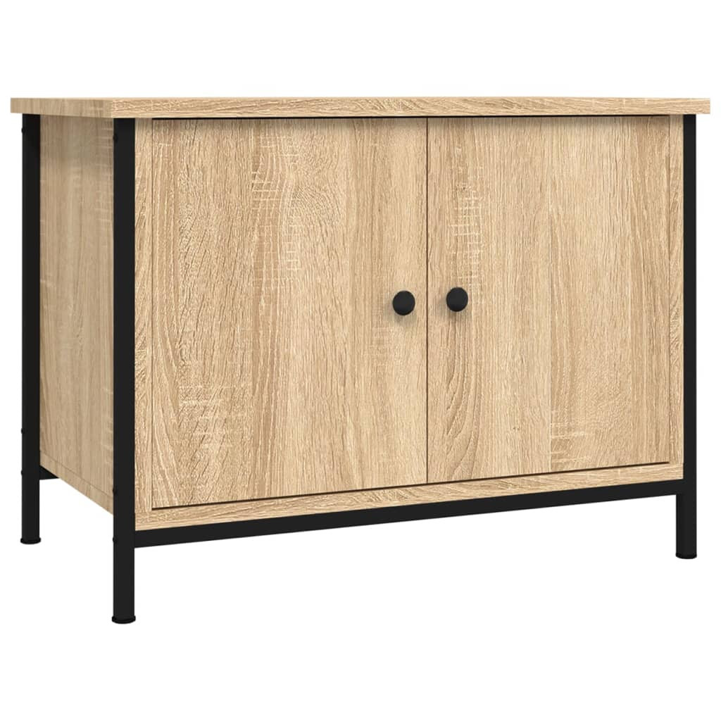 Szafka Pod Telewizor Stolik Półka Szafka RTV Brązowa 60x35x45 cm