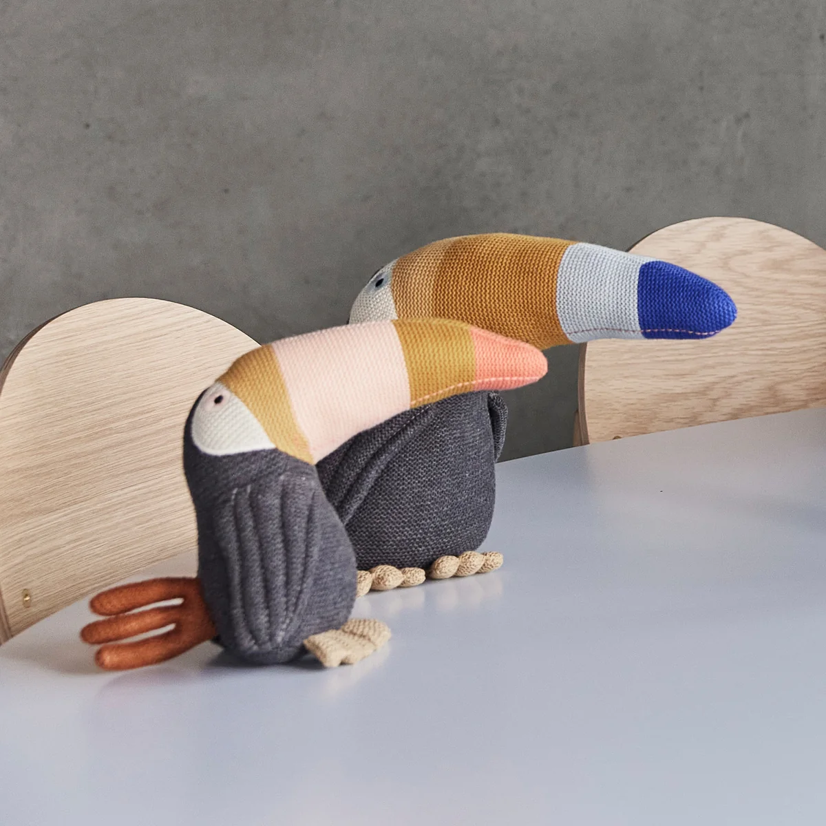 OYOY - Trine Tukan, anthrazit / peach