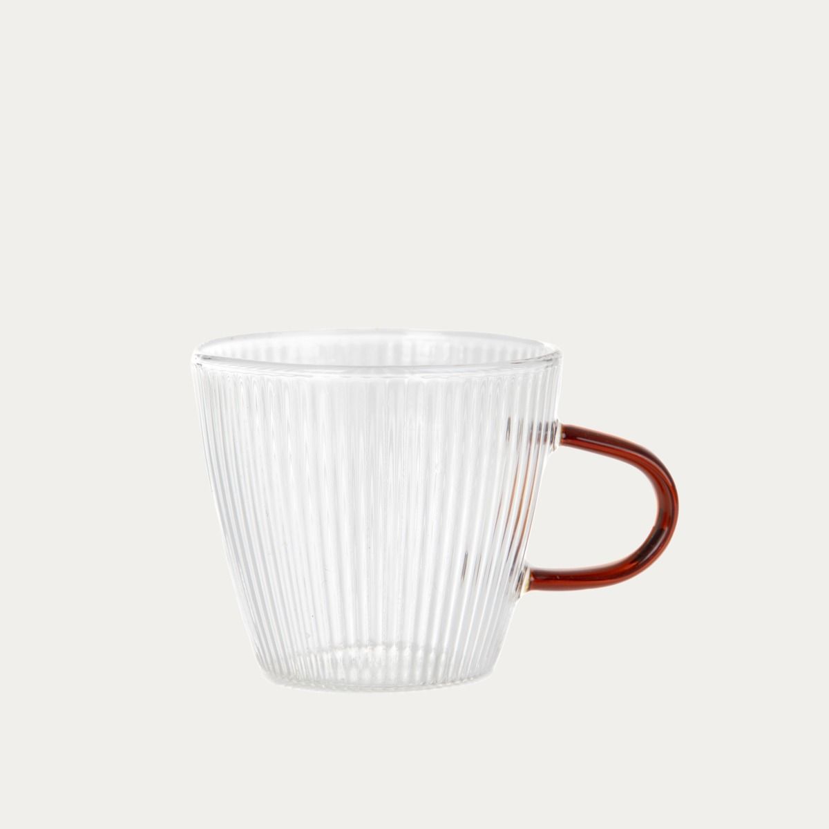 Zestaw filiżanek MABELLE z bursztynowym elementem, 2 szt. 0,12 l