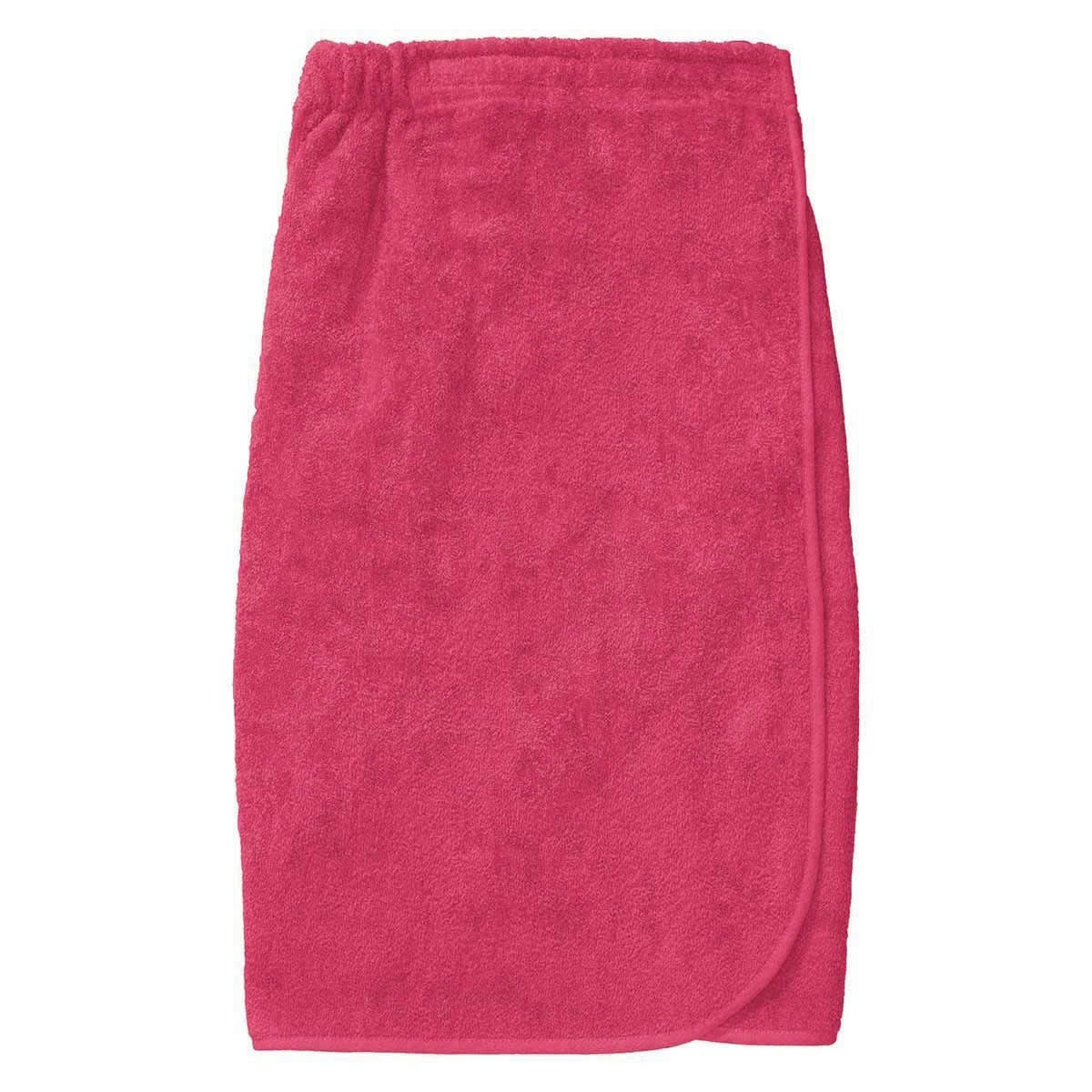 LUXURY - Paréo de bain  rose indien Taille unique