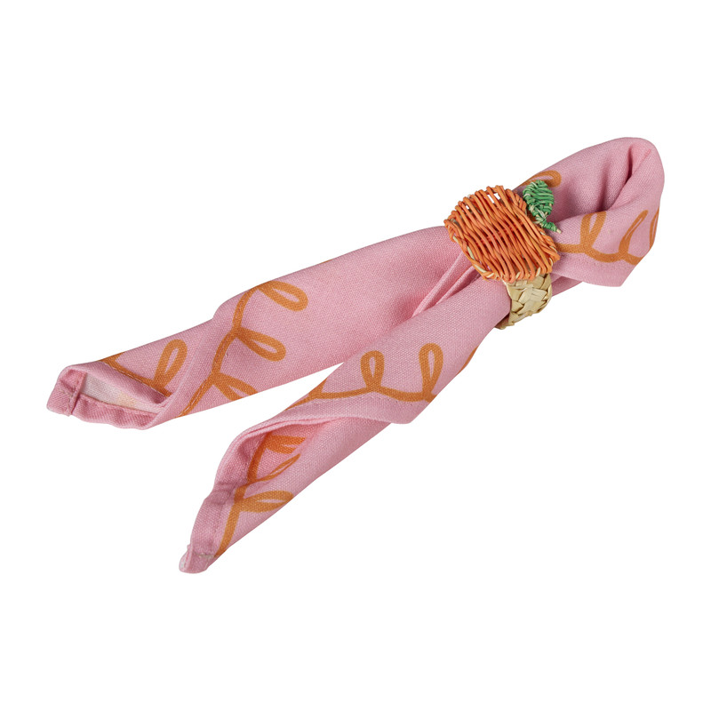 Servetring sinaasappel - oranje - &Oslash;5x5.5 cm