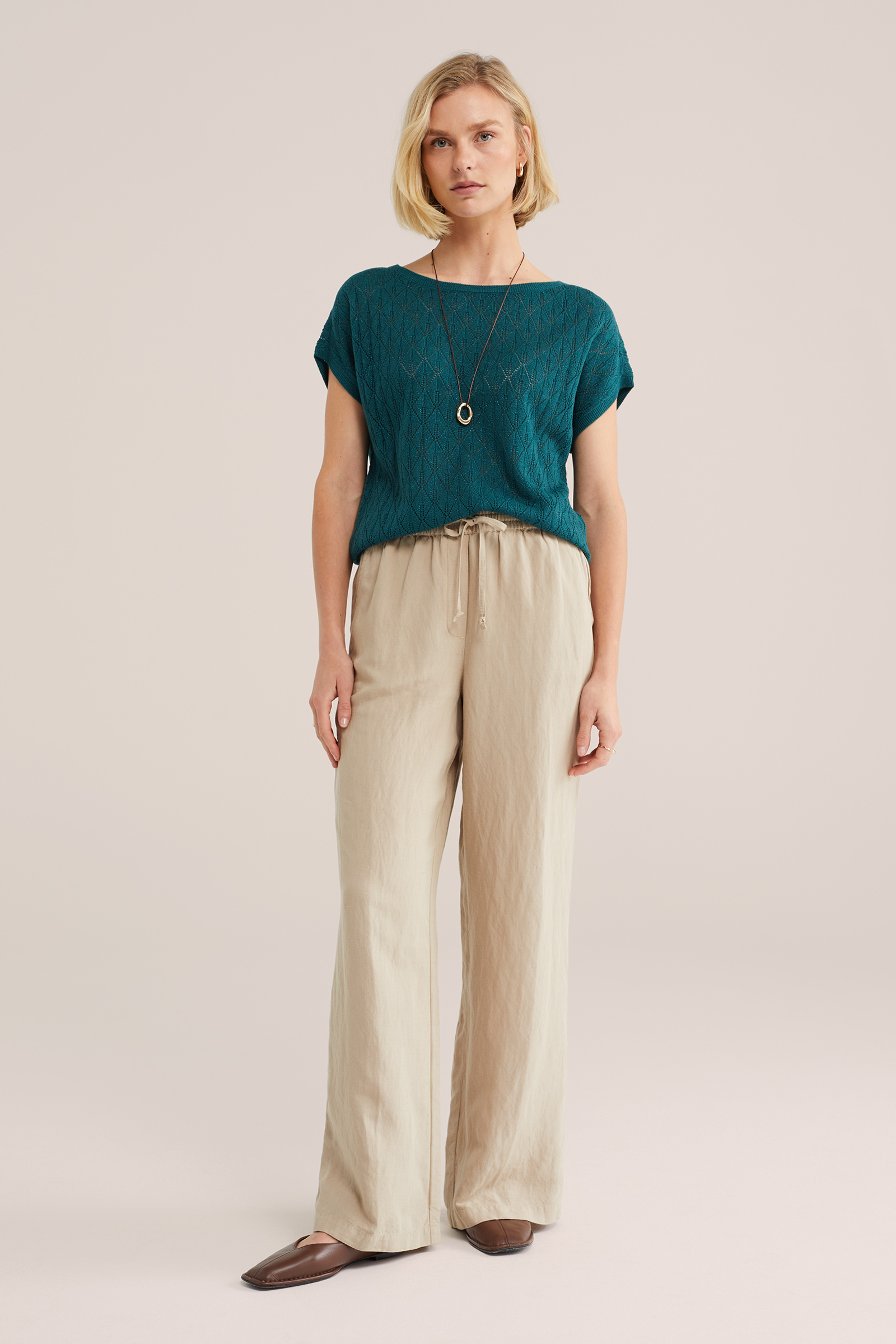 Dames trui met glittergaren