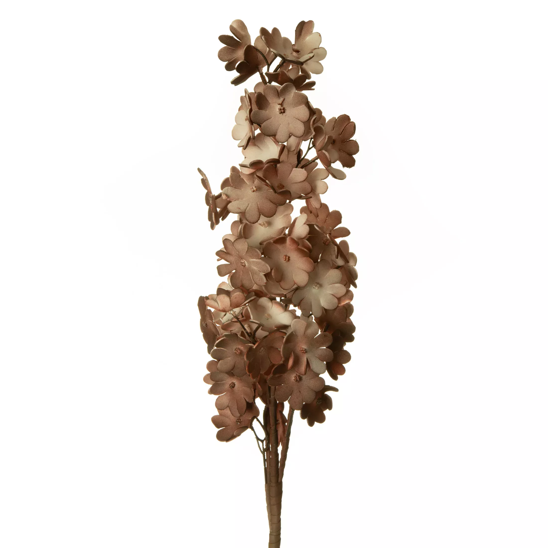 Kwiat sztuczny brązowy z plastycznej pianki foamiran 103 cm