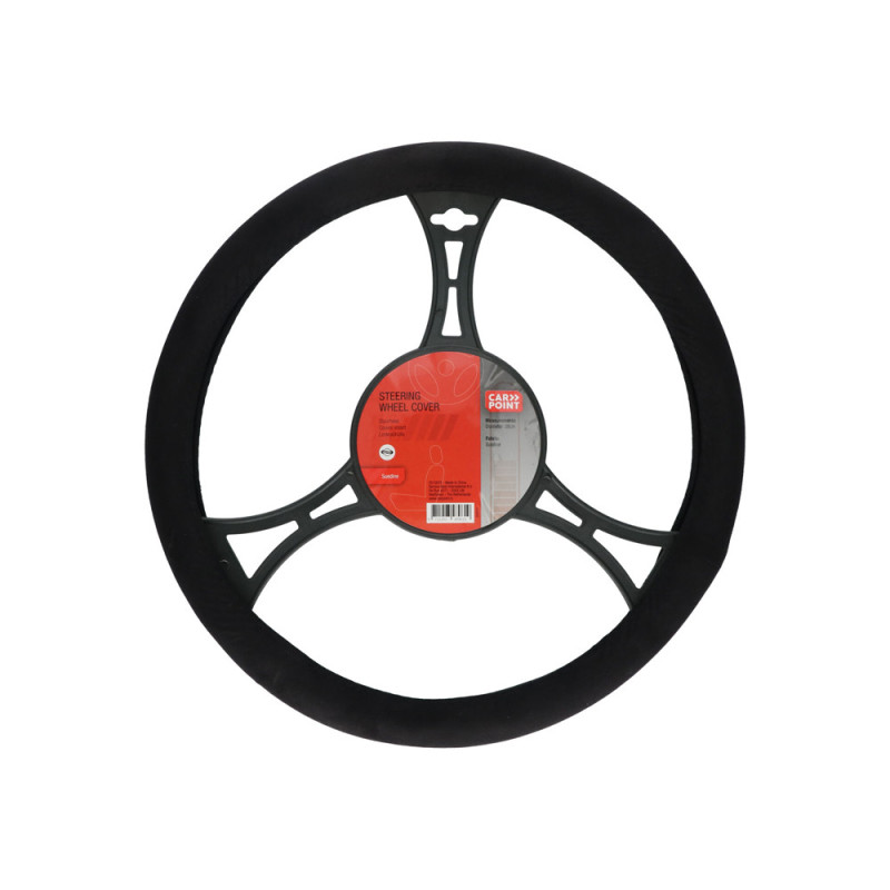 Couvre-volant en suédine noir CARPOINT