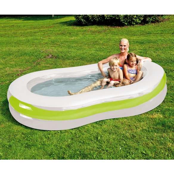 Pool gelb/weiß, BxLxH: 147 x 250 x37 cm
