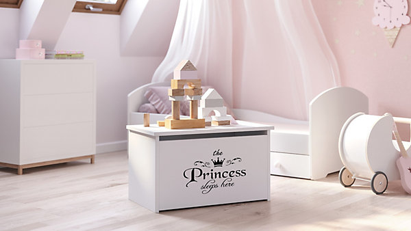 Chest de jouets Daria - Espace de rangement sûr et élégant pour la chambre des enfants