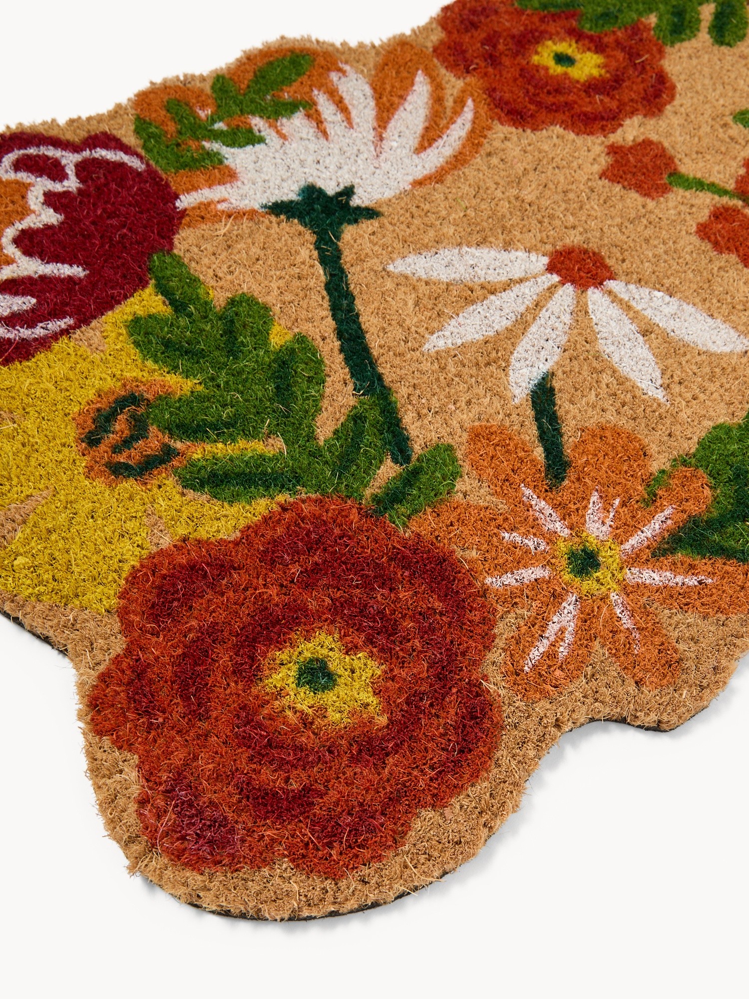 Zerbino in cocco con stampa fiorita - Prezzo di lancio