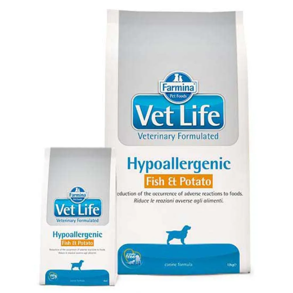 Farmina VetLife Hypoallergenic Fish And Potato Dog Food 12kg