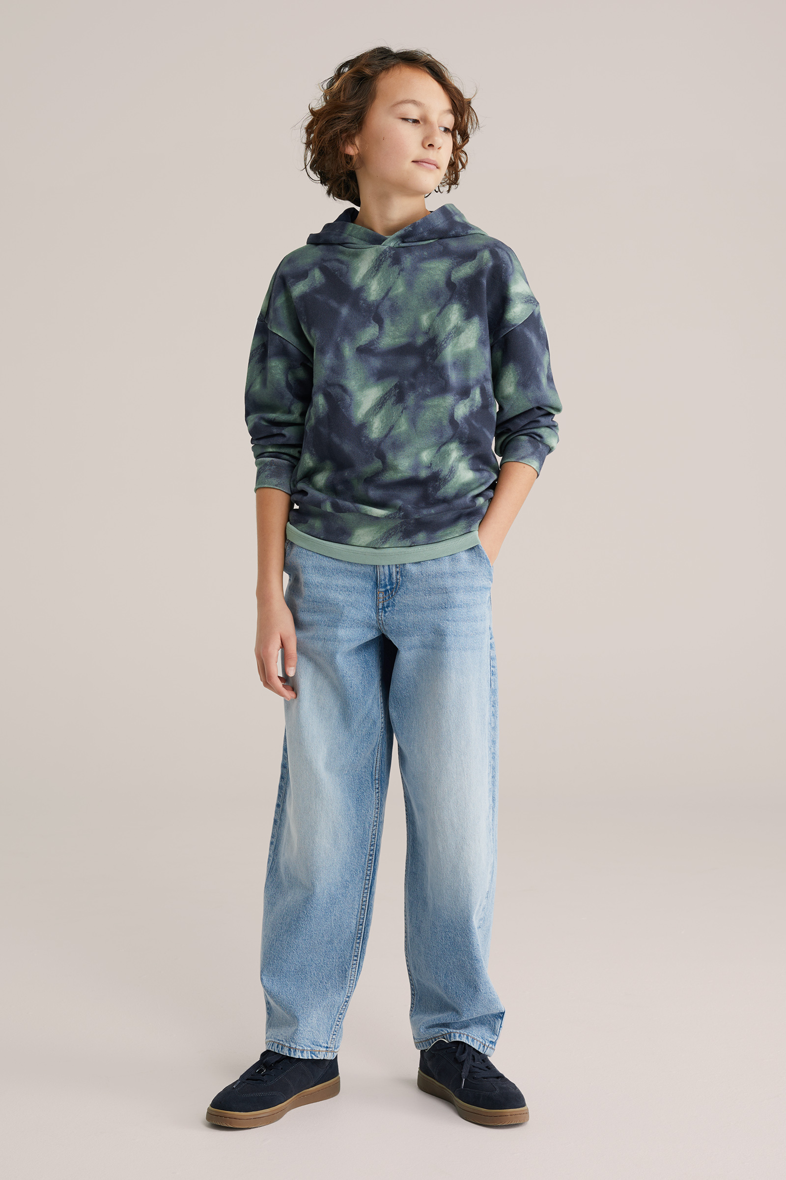 Jongens hoodie met print