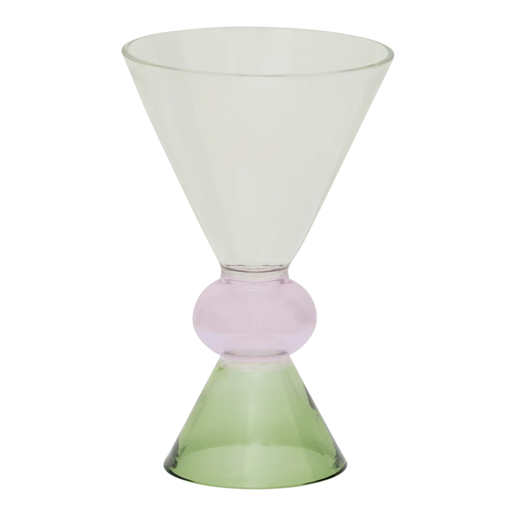 Urban Nature Culture wijnglas Ayo, Pale Green - Ø 9.5 * 15 CM