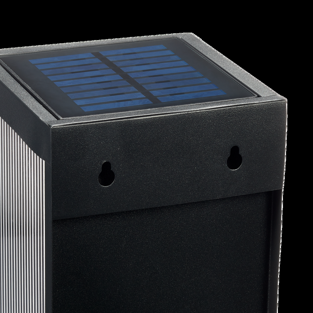 NOMA Solar Powered Outdoor LED Deck/Wall Light Sconce