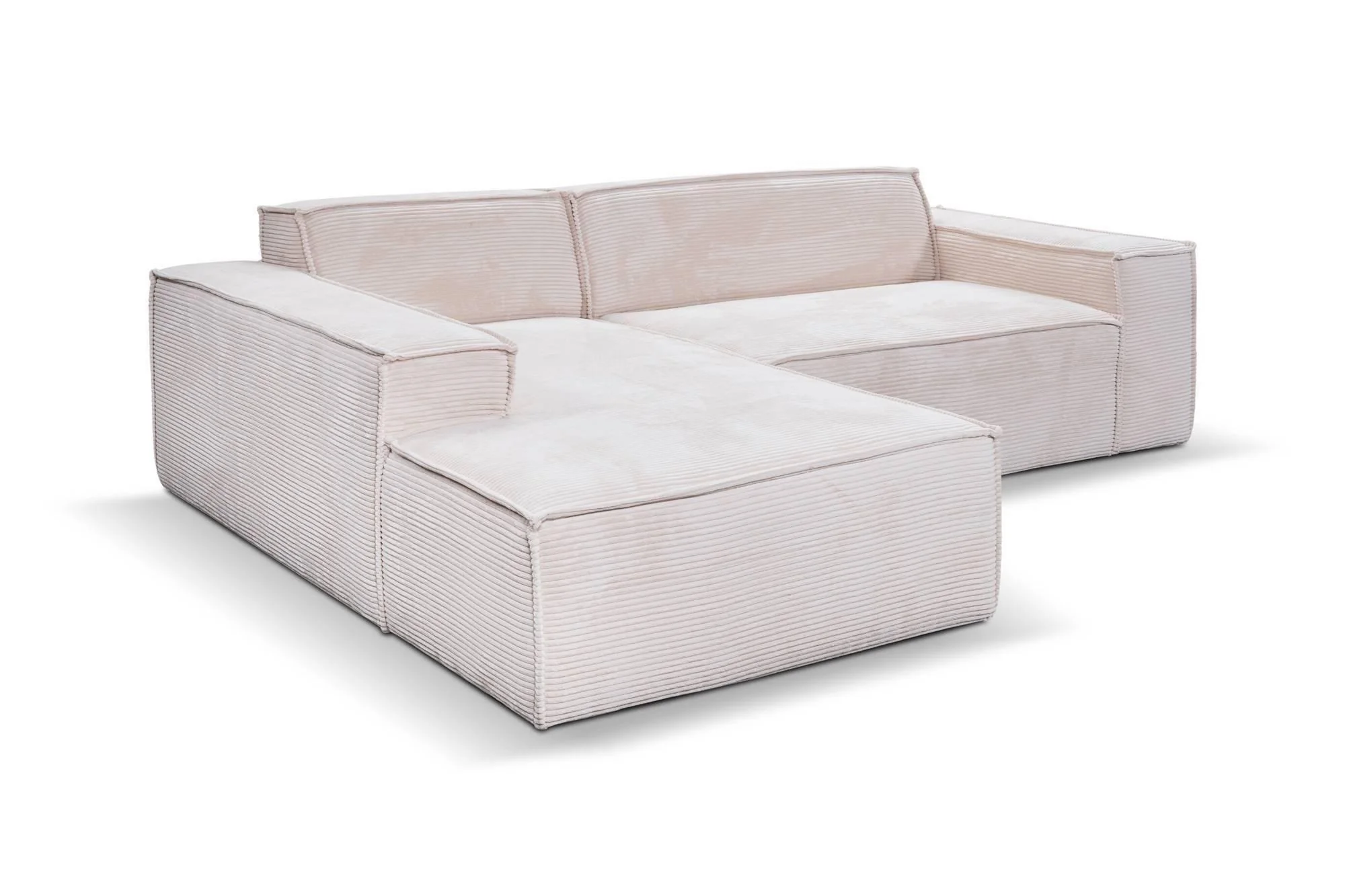 Hoekbank Firenze links ribstof