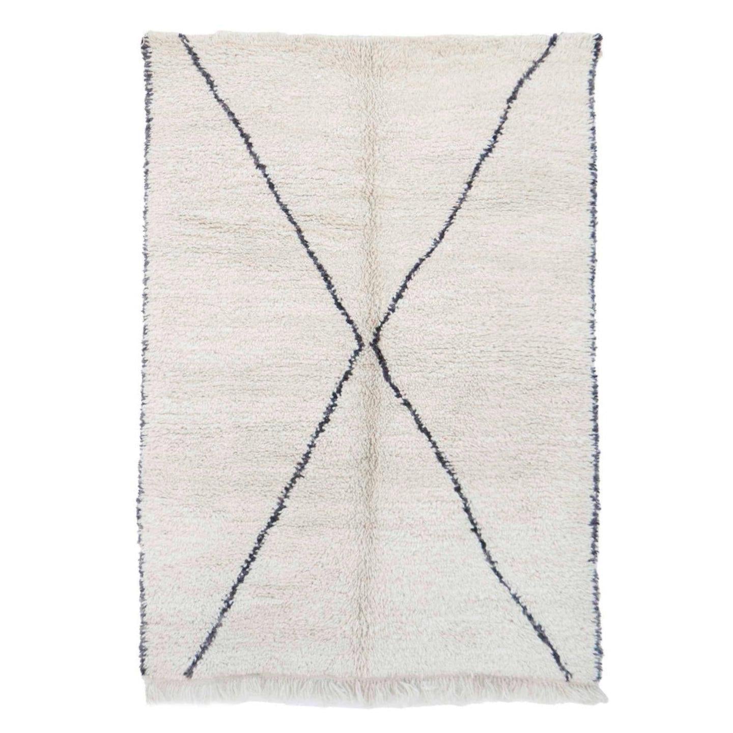 AFK Living vloerkleed Berber - handgemaakt - Wol - 160 cm x 230 cm