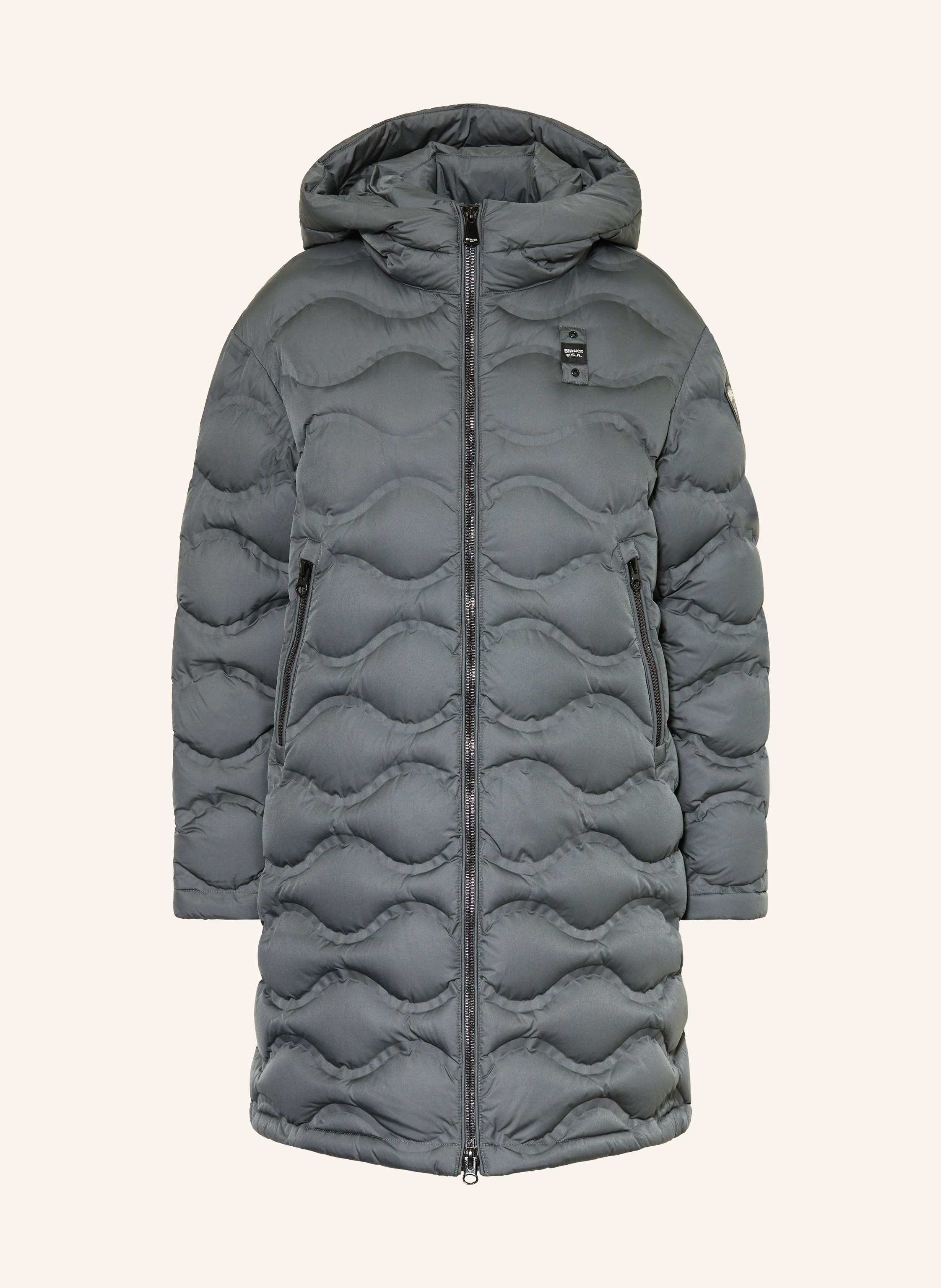 Blauer Daunemantel MADELINE