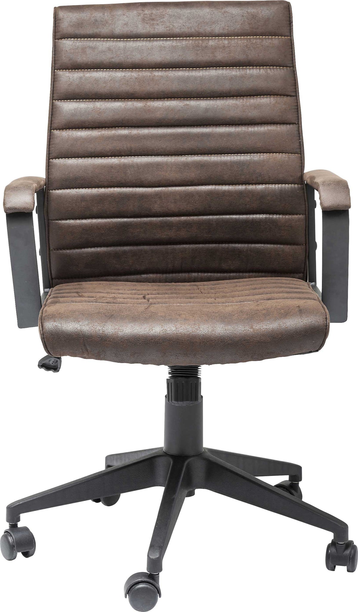 Kare Design Draaibare Bureaustoel Labora laag donkerbruin