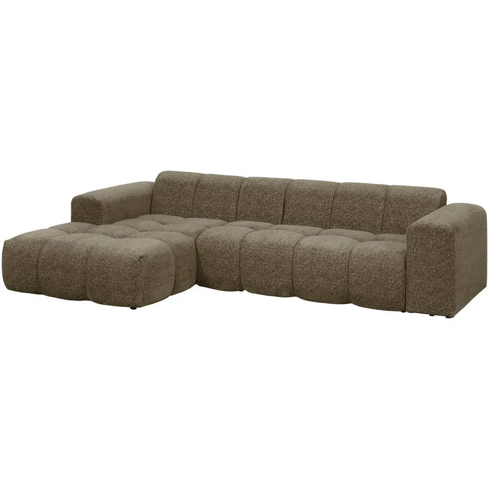 Hoekbank Beau links - Raven - bruin