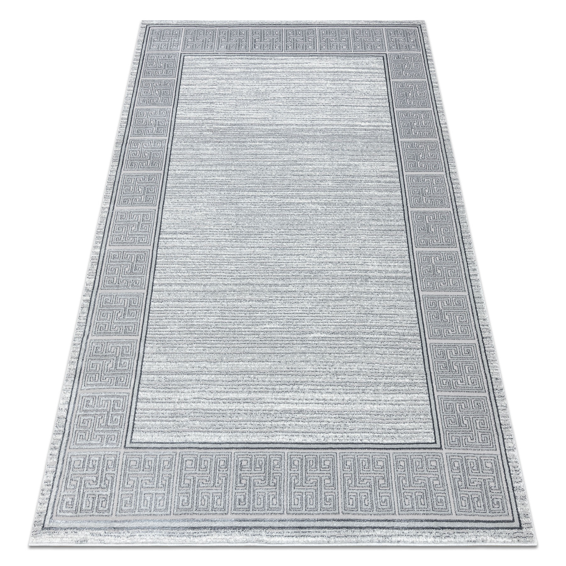 Dywan ALLURE 8783 Grecki klucz, ramka - Strukturalny, stylowy, 80x150 cm